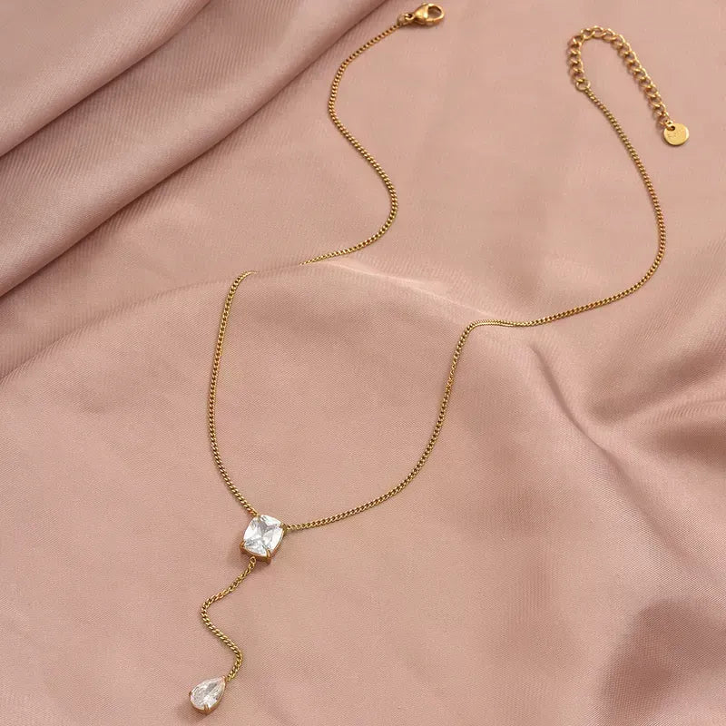 Collier double pendentifs